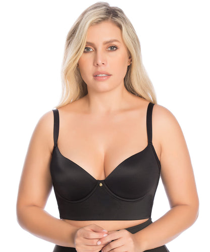 Bra with High Coverage on Cups, Underarms, and Back Ref. 15078